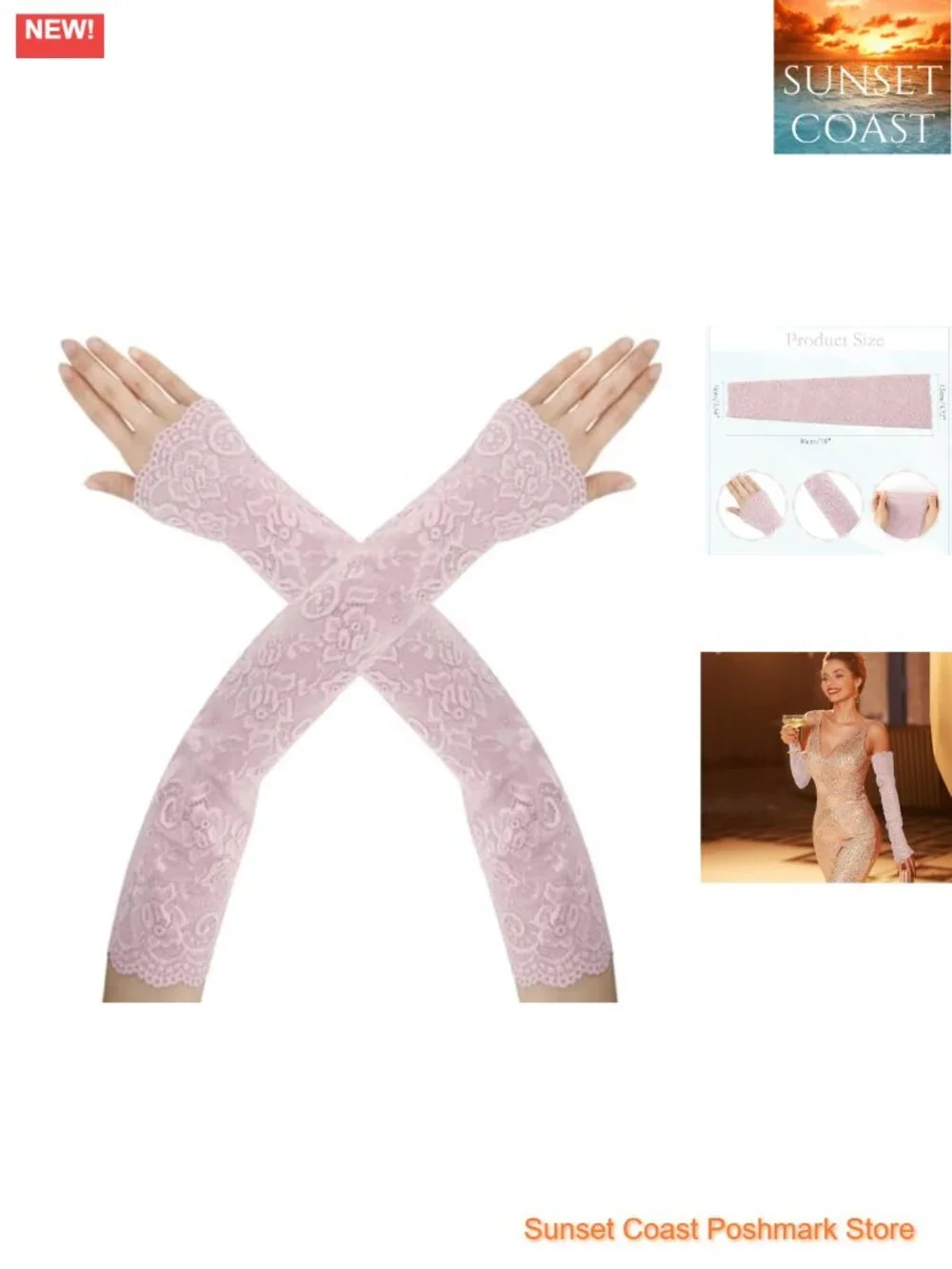 Fingerless Lace Gloves & Sleeves 18
